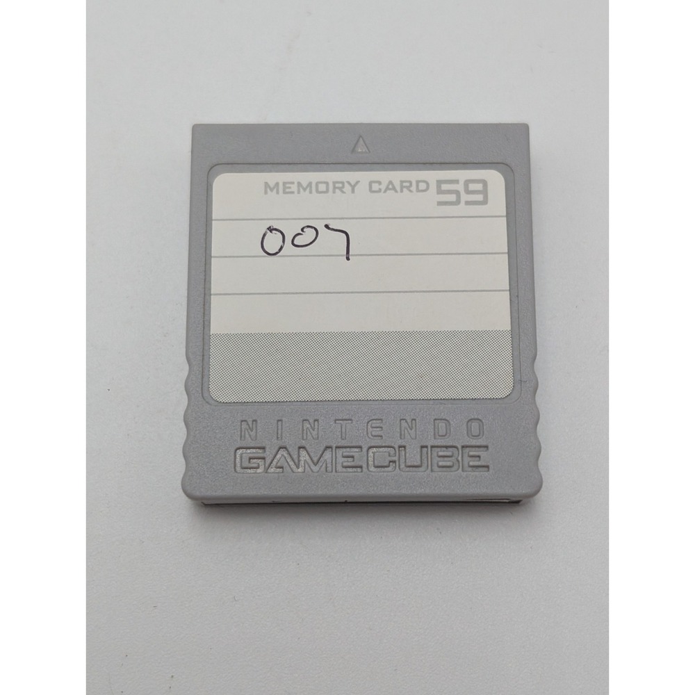Nintendo GameCube Memory Card DOL-008 Grey OEM Official